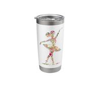 African American Dancer Black Ballerina Melanin Ballet Dance Stainless Steel Insulated Tumbler