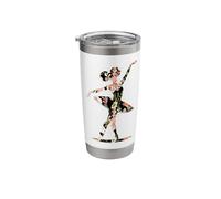 African American Dancer Black Ballerina Melanin Ballet Dance Stainless Steel Insulated Tumbler