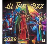 African American Expressions 2026 Wall Calendar - All That Jazz - Monthly Calendar Celebrating Black Culture & History, 12x12 Hanging Calendar, 16 Months - Gift for Music Lovers