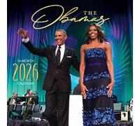 African American Expressions 2026 Wall Calendar Gift - The Obamas - Monthly Calendar Celebrating Black Culture & History, 12x12 Hanging Calendar, 16 Months