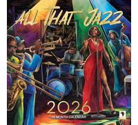 African American Expressions 2026 Wall Calendars - Monthly Calendars Celebrating Black Culture & History - 12x12 Hanging Calendar - 16 Months (All that Jazz)