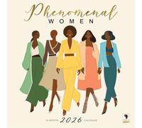 African American Expressions 2026 Wall Calendars - Monthly Calendars Celebrating Black Culture & History - 12x12 Hanging Calendar - 16 Months (Phenomenal Women)
