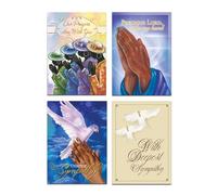 African American Expressions Boxed Sympathy Cards Assortment - Religious Greeting Cards with Envelopes - Christian Gift Set