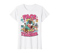 African American FACS Teacher Home Family Consumer Science Value Graphic T-Shirt, Women, White, M