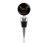 African American Girl with Monarch Butterflies Wine Stoppers Reusable Zinc Alloy Beverage Bottle Sealer for Party Wedding