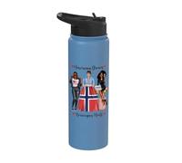 African American Grown and Norweigna Roots Heritage Stainless Steel Insulated Water Bottle