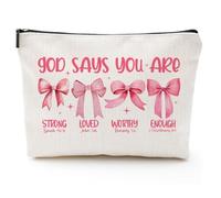 African American Makeup Bag for Purse Canvas Afro Black Women Cosmetic Bags Inspirational Gift Small Funny Cosmetics Pouch Travel Cases for Toiletries Accessories Organizer, CVB-71903