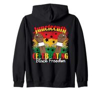 African American Pride Juneteenth Celebrating Black Freedom Zip Hoodie
