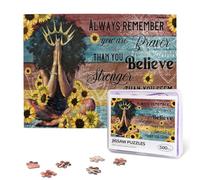 African American Puzzles for Adults 500 Pieces Black Jigsaw Puzzles Inspirational Quotes Afro Black Women Jigsaw Puzzle Bible Verse Wooden Puzzle Birthday Gifts for Family Game Toy Educational