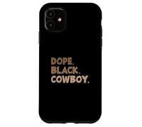 African American Rodeo Black History Dope Black Cowboy Case for iPhone 11