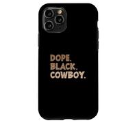 African American Rodeo Black History Dope Black Cowboy Case for iPhone 11 Pro