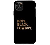 African American Rodeo Black History Dope Black Cowboy Case for iPhone 11 Pro Max