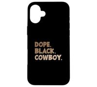 African American Rodeo Black History Dope Black Cowboy Case for iPhone 16 Plus