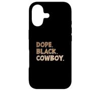 African American Rodeo Black History Dope Black Cowboy Case for iPhone 17