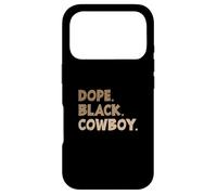African American Rodeo Black History Dope Black Cowboy Case for iPhone 17 Pro