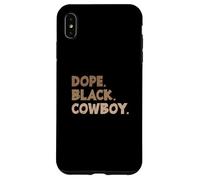 African American Rodeo Black History Dope Black Cowboy Case for iPhone XS Max