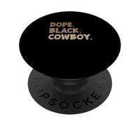 African American Rodeo Black History Dope Black Cowboy PopSockets Adhesive PopGrip