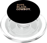 African American Rodeo Black History Dope Black Cowboy PopSockets PopGrip for MagSafe