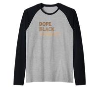 African American Rodeo Black History Dope Black Cowboy Raglan Baseball Tee