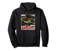 African American Samurai Black Japanese African Warrior Pullover Hoodie