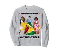 African American Thanksgiving Queen Guyanese Guyana Vibes Sweatshirt