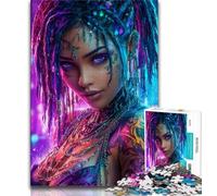 African American Woman Jigsaw Puzzles for Teenagers 1000 Piece,Learning Educational Toys Family Games Birthday Present,Gifts (38x26cm)
