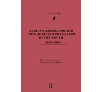 African-Americans and Non-Agricultural Labor in the South 1865-1900
