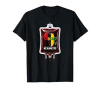 African Ancestry Map Blood Type Identity Design T-Shirt