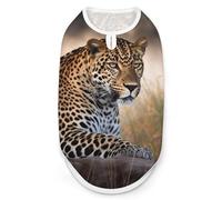 African Animal Leopard Dog Shirt Quick Dry Breathable Pet T-Shirt Soft Stretchy Sleeveless Vest Dog Apparel XL