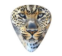 African Animal Leopard Guitar Picks Gift Set - Smooth Durable Plectrums For Acoustic, Electric & Bass Guitar, Perfect Present For Guitar Lovers & Musicians