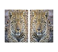 African Animal Leopard Passport Holder Personalized Passport Wallet for Women Men Travel Document Organizer Holder