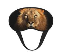 African Animal Lion Print Adjustable Eye Cover for Sleeping, Comfortable, Pressure-Free and Breathable Sleeping Masks
