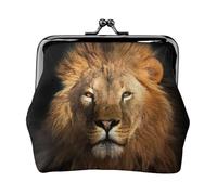African Animal Lion Printing Lightweight Coin Purse, Minimalist Wallet for Coffee Runs and Local Outings