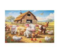 African Animals 1000 Pieces Wooden Jigsaw Puzzle for Adults Puzzles Brain Exercise Challenge High Difficulty Game for Kids （75×50cm）