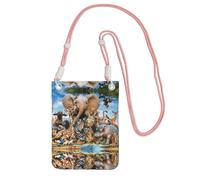 African Animals Compact And Lightweight Printed Messenger Bag Is Suitable For Daily Travel, Commuting And Shopping