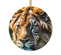 African animals Delicate Ceramic Christmas Ornaments Hanging for Tree, Fall Ornaments, Halloween Ornaments