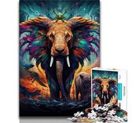 African Animals Jigsaws Puzzles 1000 Pieces for Adults Gifts,Challenging Family Activity Games DIY Toy for Home Wall Decor Gifts (50x75cm)