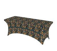 African animals Print Professional stylish Rectangular Table Cover Clean Tablecloth Easy Installation
