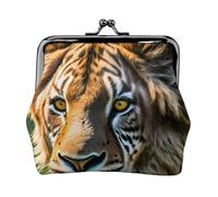 African animals Print Stylish unique Coin Purse Cute Mini Wallet with Kiss Lock Waterproof for Coins