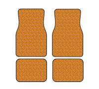 African animals Print Versatile Car Accessory Floor Mats 4-Piece Set Waterproof Anti-Slip Sedans Trucks