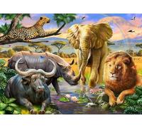 African Animals Puzzles 1314 for Adults,jigsaw puzzles for adults 1314 Pieces Puzzle Home Challenging Educational Games Home Decoration puzzle Gifts