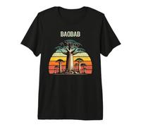African Baobab Tree Madagascar Tree of Life Premium T-Shirt