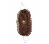 African Bath Nets - Exfoliating Body Scrub Net for Shower & Bath | Reusable Long Mesh Sponge for Gentle Skin Exfoliation, Cleansing & Smooth Skin | Vibrant Colours (Brown)