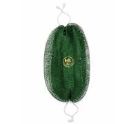 African Bath Nets - Exfoliating Body Scrub Net for Shower & Bath | Reusable Long Mesh Sponge for Gentle Skin Exfoliation, Cleansing & Smooth Skin | Vibrant Colours (Green)