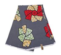 African Batik Fabric Polyester 6 Yards 2 Sides Pattern Ankara Party Dress Traditional Clothing Printed Cloth