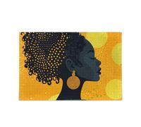 African Beuaty Dots Jigsaw Puzzles Piecing Puzzle for Adults Entertainment and Intelligence Hard Brain Games Gifts for dad, mom Puzzles for Adults 1000 Piecing