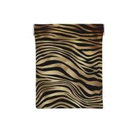 African Black Gold Zebra Animal Skin Sepia, Squeeze Top Wallet Women Storage Bag Small Coin Purse Change Pouch