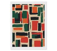 African Black History Month Pattern Diamond Art Kits Accessories 5D Round Drill Painting Craft Home Wall Decor