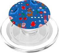 african black rosie the riveter rockabilly whimsical ww2 PopSockets PopGrip for MagSafe