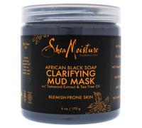 African Black Soap Clarifying Mud Mask by Shea Moisture for Unisex - 6 oz Mask